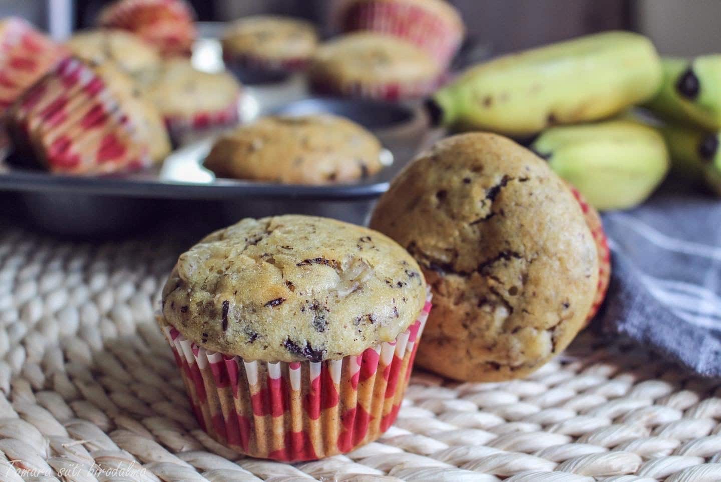 Vegán banános-csokis muffin