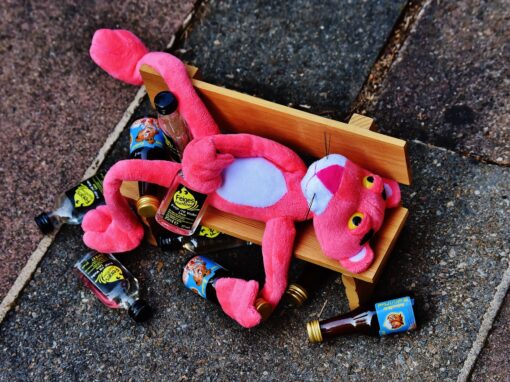 részeg pink panther